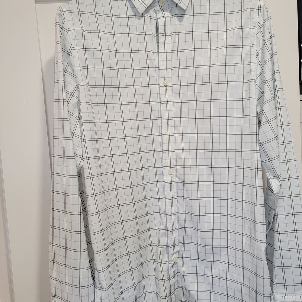 Classic Plaid Wrinkle-resistant Everyday Performance Dress Shirt